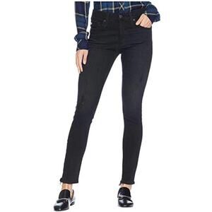 AG Jeans Adriano Goldschmeid NWT The Farrah Skinny Ankle Jean Black Cafe // 31